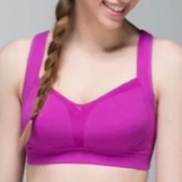 NWOT.Lululemon Ta Ta Tamer II sz 34C fuchsia - Picture 2 of 5